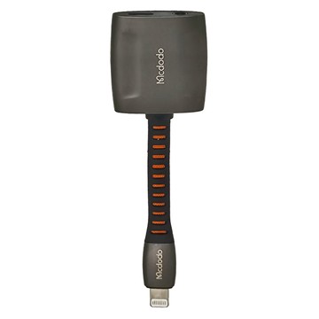 Mcdodo 麥多多 奧丁系列 蘋果轉接頭 Lightning轉DC3.5mm 輕巧便攜  黑色  1個