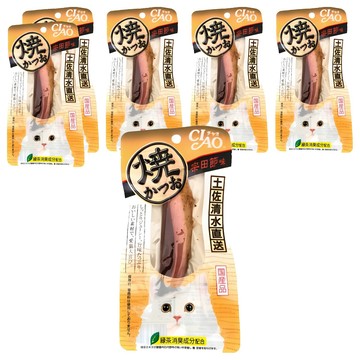INABA 宗田鰹燒魚柳條 YK-07  宗田柴魚片風味  18g  6包