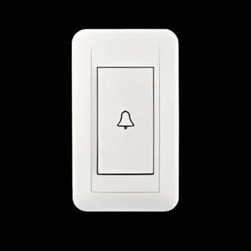 同立電工 大面板 電鈴押扣組 TL-1F 電鈴開關 押扣 含蓋板 門鈴按鈕【DU404】123便利屋