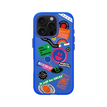 iPhone 16 Pro Clear 激光藍 - Positive Vibes / 正好能量 - 就是不一樣