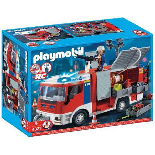 プレイモービル消防車消防士Playmobil Fire Engine Fireman