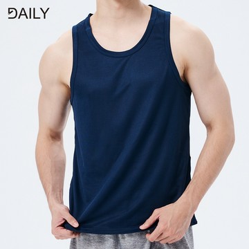【棉花共和國品牌館】LIFE亮彩速乾運動背心 M/L/XL(清爽快乾 不易起毛球 男背心)