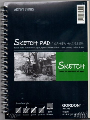 GORDON #305.306 素描本*3本【APP滿額下單10%點數(單一帳號最高5000點)】1/31止