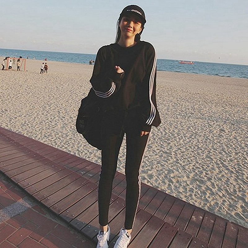 スウェット ジャージ 上下セット セットアップ レディース スポーツウェア 長袖 春 秋 10代 代 30代 40代 きれいめ かっこいい 細身 スタイル ライン 無地 通販 Lineポイント最大get Lineショッピング