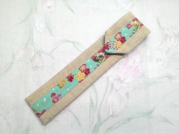 餐具組隨身收納袋 筷套F02-027~獨特設計手工縫製