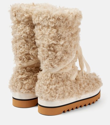 Stella McCartney Elyse faux fur snow boots