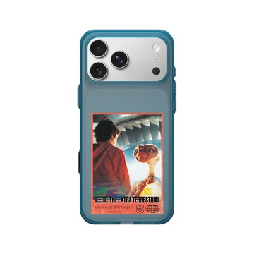iPhone 17 Pro Max Clear (相機按鈕) 夜幕藍 - E.T - E.T. Vintage Poster
