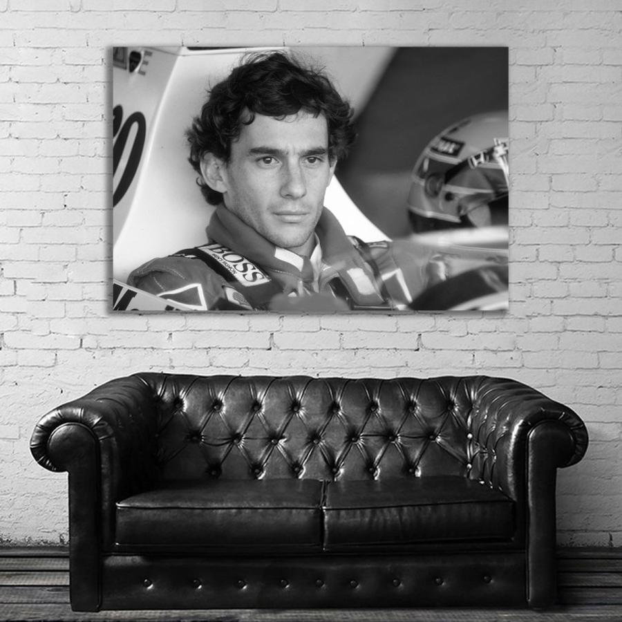 Ayrton Senna アイルトン・セナ 特大 ポスター 約150x100cm 海外 F1 インテリア グッズ 絵 雑貨 写真 フォト アート 大判 大 29