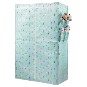 Cotton Field 棉花田傢飾 繽紛PP覆膜防水防塵衣櫥布套  180cm  熱氣球 藍色