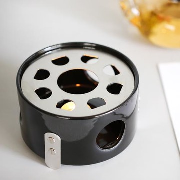 那些時光 蠟燭加熱底座 玻璃壺花茶壺茶具保溫爐座 歐式陶瓷底座