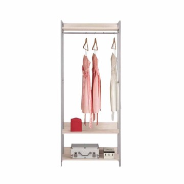 Boden-柯西2.7尺開放式單吊桿衣櫃-80x44x191cm