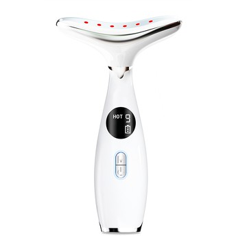 O beauty 奧緹 LED三彩光臉頸兩用人魚冷熱美容儀 200g  UFS-271  白色