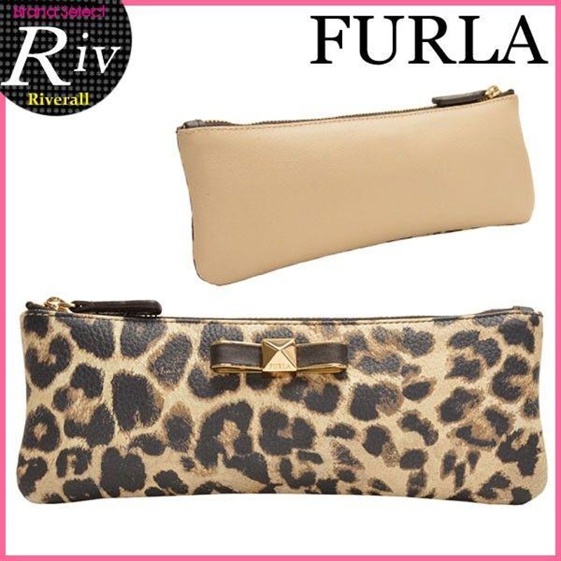 ストアポイント5％還元】フルラ FURLA ペンケース 筆箱 リボン ポーチ ...