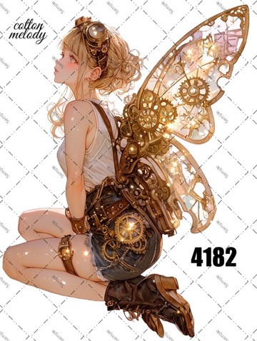 original sticker no.4182 人物貼紙 原創貼紙 原創人物貼紙 裝飾貼紙 cotton melody