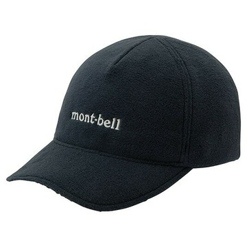 ├登山樂┤日本 mont-bell Cp200 o.d. cap 保暖棒球帽 黑 # 1118734BK