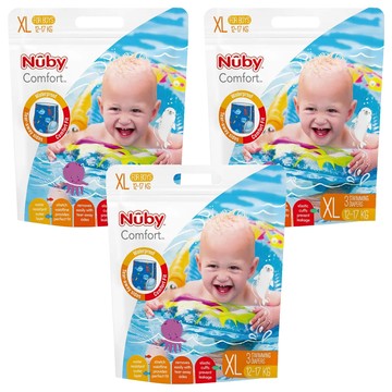 Nuby 游泳尿布 男款 體重12~17kg兒童適用  XL  9片