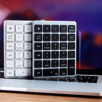 N970Pro數字鍵盤28鍵輕薄鋁合金外接鍵盤充電款數字鍵盤