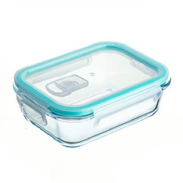 玻璃保鮮盒 長方形 1040ml  透明色  1個