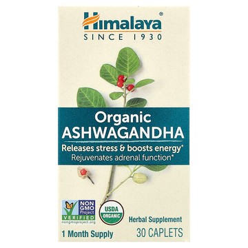 Himalaya, 有機南非醉茄，30 囊片