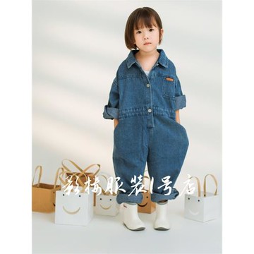 影樓兒童攝影服裝3-4歲男女潮童個性寫真藝術照拍照模特走秀衣服