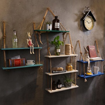 復古服裝店置物架店鋪奶茶店墻面墻壁裝飾品房間臥室墻上掛件掛飾