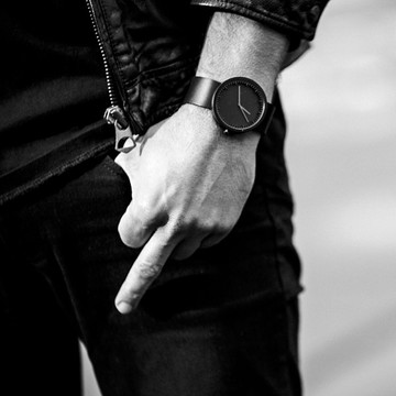 LEFF amsterdam｜tube 北歐工業齒輪設計真皮腕錶 (42mm)