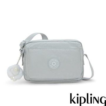 Kipling 簡約灰多層隨身斜背包-ABANU M