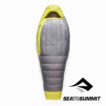 【Sea to Summit】Spark W -1 女極輕暖鵝絨睡袋 R 375g『淺灰黃』ASL041071 戶外 露營 登山 健行 休閒 時尚 輕量 保暖 鵝絨 睡袋