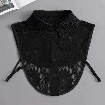 【巴黎精品】現貨+預購 假領子襯衫領片(純色蕾絲繡花鏤空女裝配件2色a1gg24)