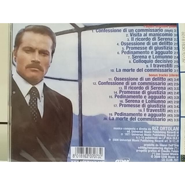 リズ・オルトラーニ Confessione Di Un Commissario Di Polizia Al Procuratore Della Repubblica(1971) (Colonna Sonora Originale Edizione Speciale)