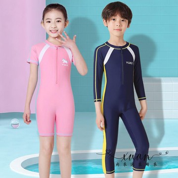 Xuan♥ 兒童泳衣男女童小中大童游泳衣2022年新款洋氣寶寶防曬連體泳裝備