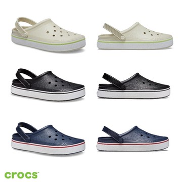 Crocs 卡駱馳 (中性鞋) 平板洞洞鞋克駱格-208371