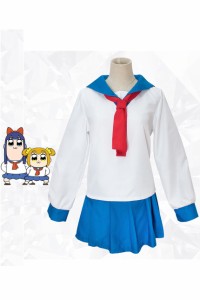 ポプテピピック Pop Team Epi ポプ子 ピピ美 セーラー服 Jk コスプレ衣装 Crs040 通販 Lineポイント最大1 0 Get Lineショッピング