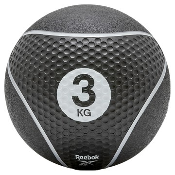 Reebok 銳步 Medicine Ball 健身藥球  1個  黑色  3kg