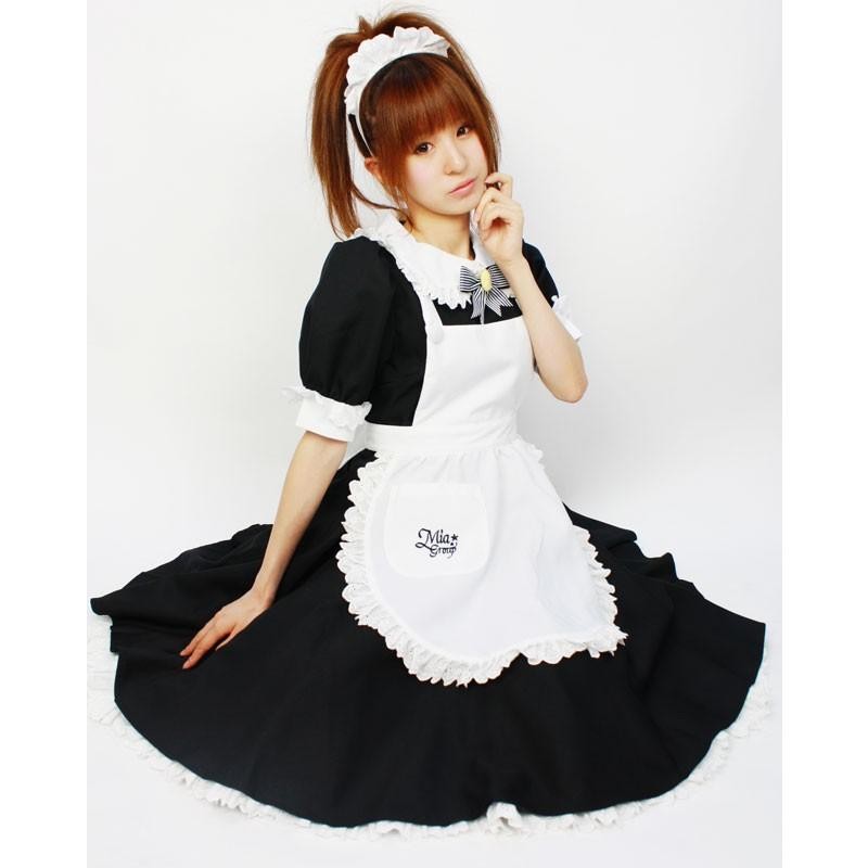 KISS製 ロングメイド コスプレ衣装 KISS製 ロングメイド コスプレ衣装 Kiss製 ロングメイド服 女性