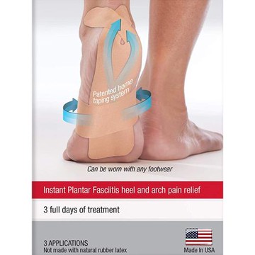 足底筋膜運動膠布慕樂26337足弓痛肌內效貼布腳底繃帶疼痛