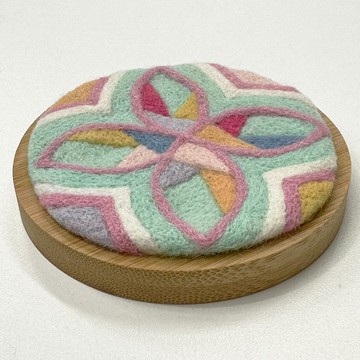 台灣傳統特色花磚  羊毛氈