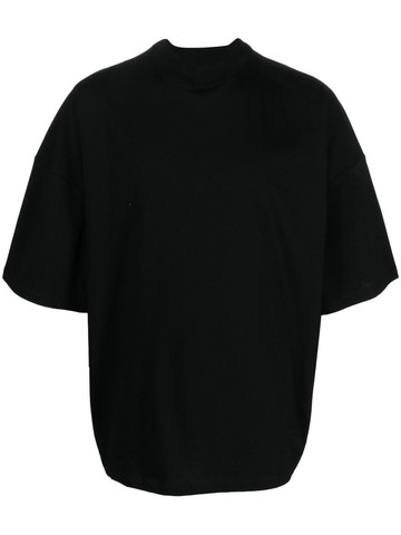 Jil Sander - short-sleeved cotton T-shirt - men - Cotton - XXL - Black