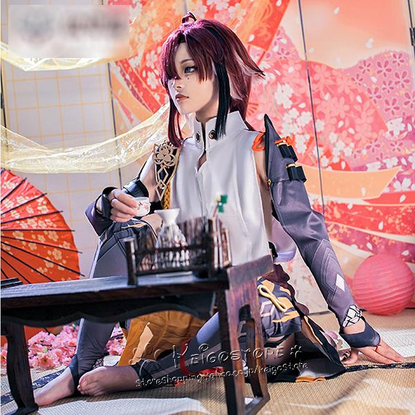 原神 げんしん 風 鹿野院平藏 コスプレ衣装 ウィッグ 靴 cosplay