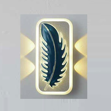 藍色羽毛壁燈 36-62030
