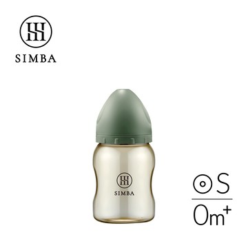 小獅王辛巴 蘊蜜鉑金PPSU寬口防脹氣奶瓶200ml(波藍治綠覓粉)-新生適用