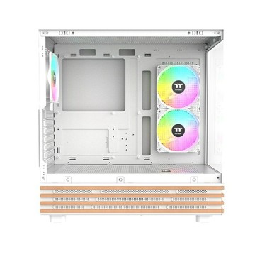 Thermaltake 曜越 光透 View 270 Plus WS 木紋 ARGB 中直立式機殼(1正2反)