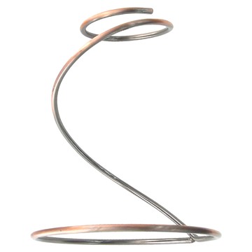 咖啡螺旋手沖架 古銅色 高19cm 上圓直徑8.5cm 下圓直徑15.5cm 重223g  1個