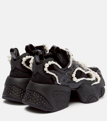Noir Kei Ninomiya x Reebok embellished platform sneakers