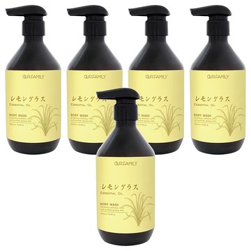 OUR FAMILY 一家人 益生菌 檸檬草療癒煥新沐浴  500ml  5瓶