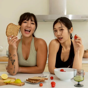 Rising Boutique 格紋繞頸美背運動內衣（一款三色) - 酪梨綠-Ｓ