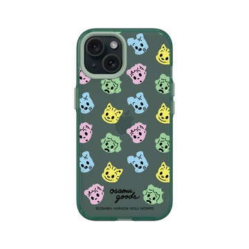 iPhone 15 Clear 憂墨綠 - OSAMU GOODS - 無線框系列-角色大集合