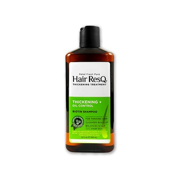 Petal Fresh 美國沛特斯-Hair ResQ救髮B無矽靈咖啡因洗髮精355ml/瓶-油性清爽(綠)(植萃修護頭皮調理去味潔髮露)