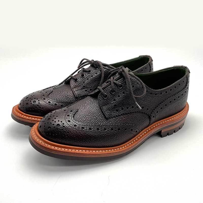 Tricker's トリッカーズ “KESWICK” サドルシューズ ダークブラウン レザー M7292 #7 革靴 ウイングチップ 【未使用】 |  LINEショッピング