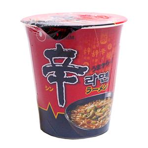 ★まとめ買い★　農心ジャパン　辛カップラーメン　６８Ｇ　×24個